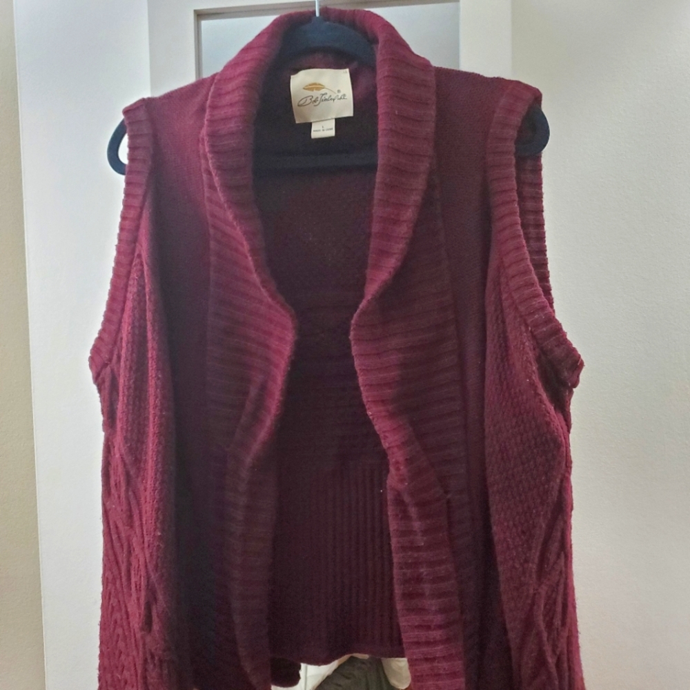 Asymmetrical Knit Vest